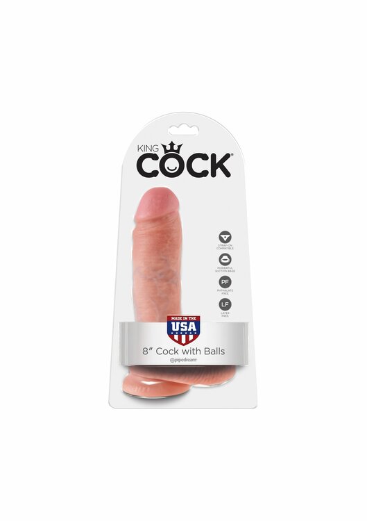 Cock 8 Inch With Balls