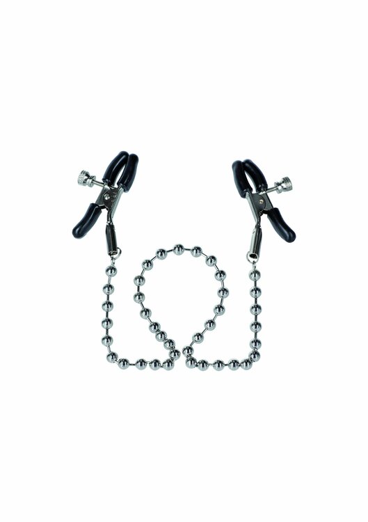 Silver Beaded Nipple Clamps