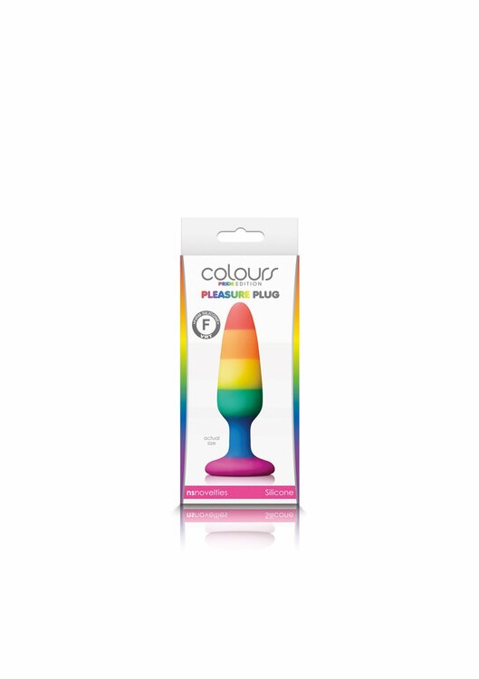 Pleasure Plug Rainbow Small