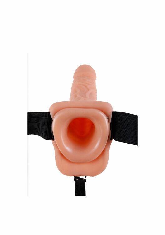 7in. Vibrating Hollow Strap-On