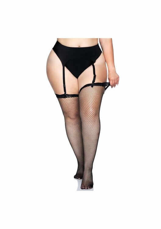 Plus Size Fishnet Stockings