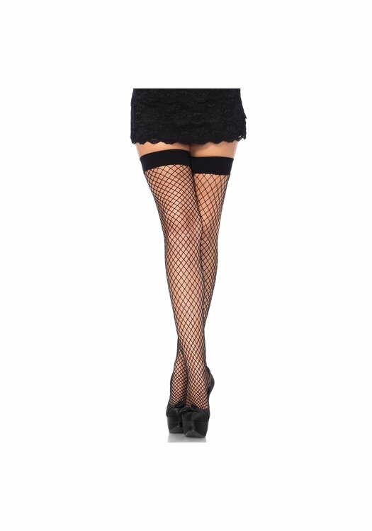 Fishnet Thigh Highs