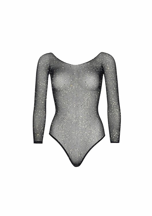 Crystalized fishnet bodysuit