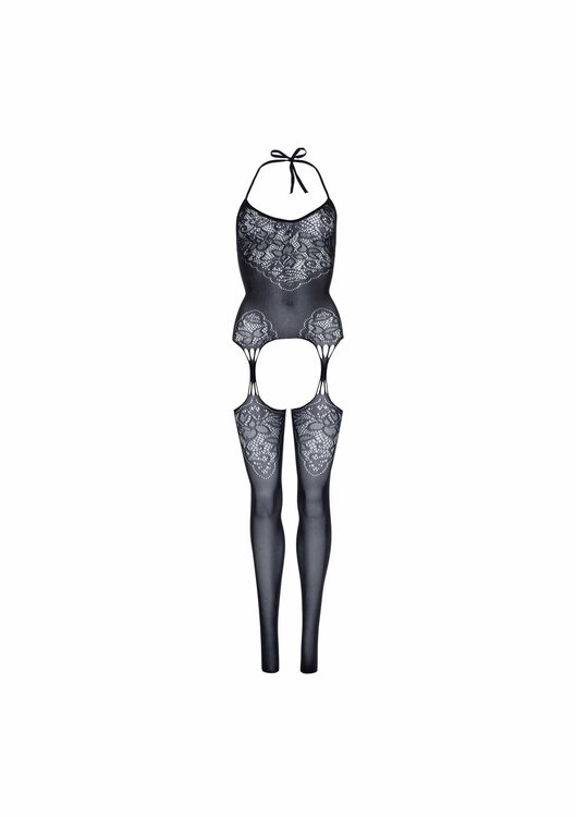Jacquard Net Bodystocking