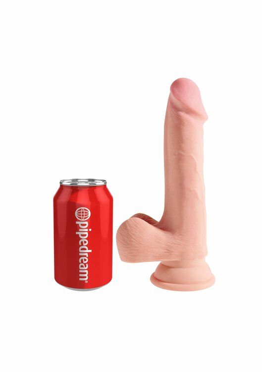 3D Cock with Balls 7.5 inch