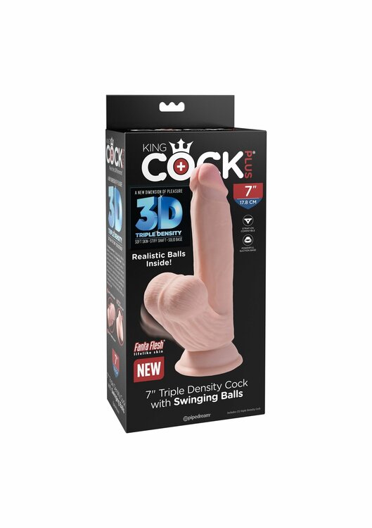 3D Cock Swinging Balls 7 inch