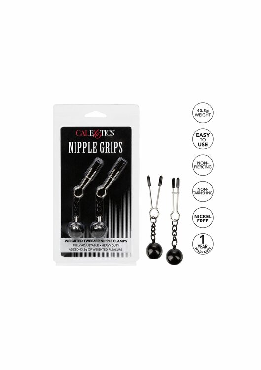 Weighted Tweezer NippleClamps