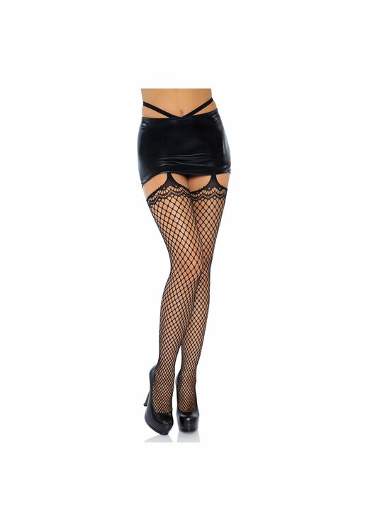 Net Garterbelt Stockings