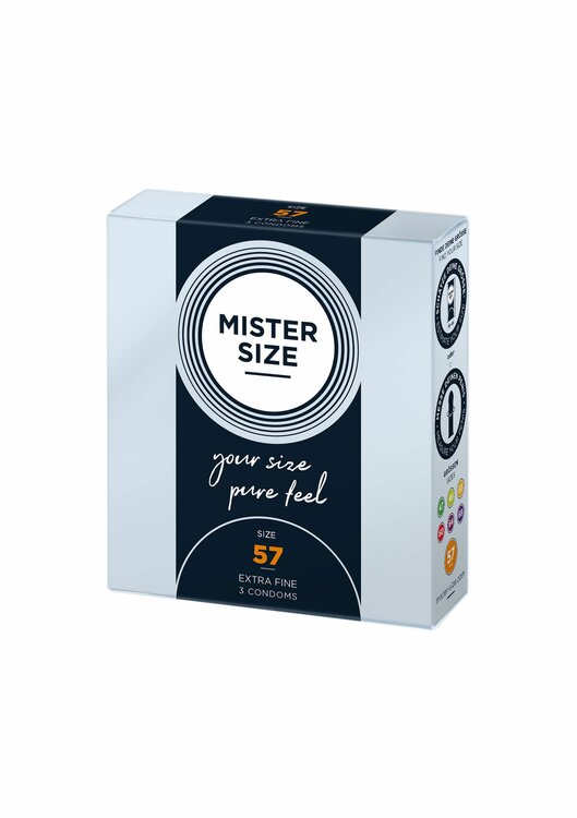 MISTER SIZE 57mm Condoms 3pcs