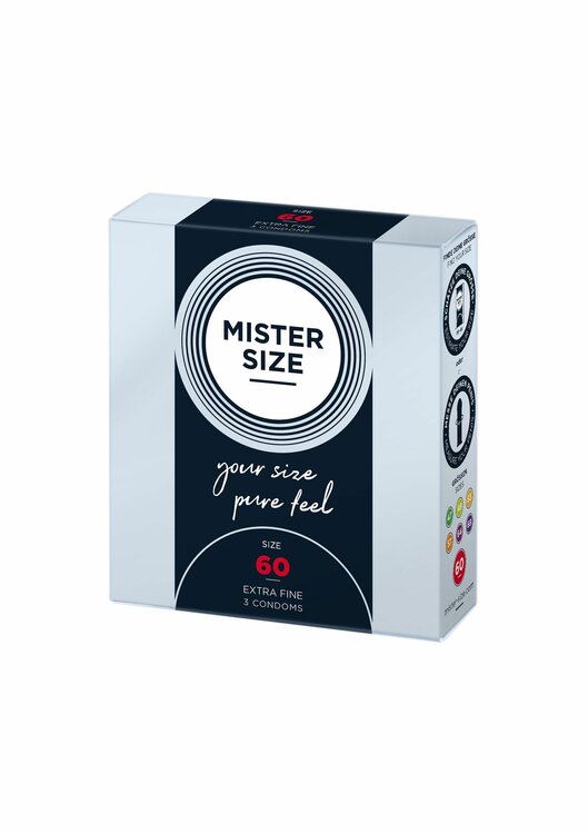 MISTER SIZE 60mm Condoms 3pcs