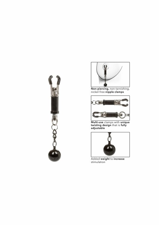 Weighted Twist Nipple Clamps