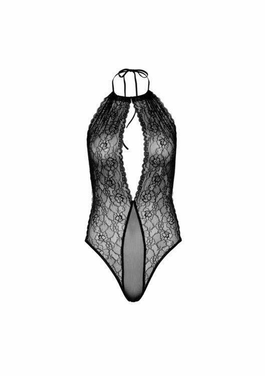 Deep-V Lace Teddy