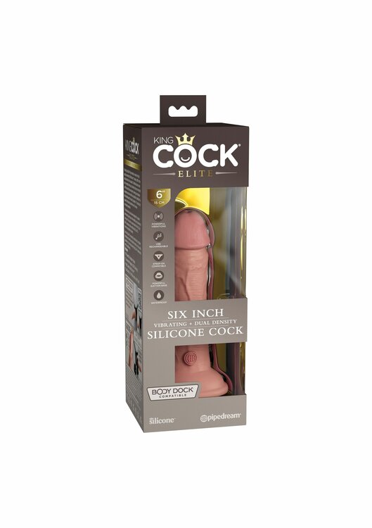 6 Inch 2Density Vibe Cock
