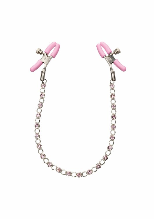 Crystal Chain Nipple Clamps