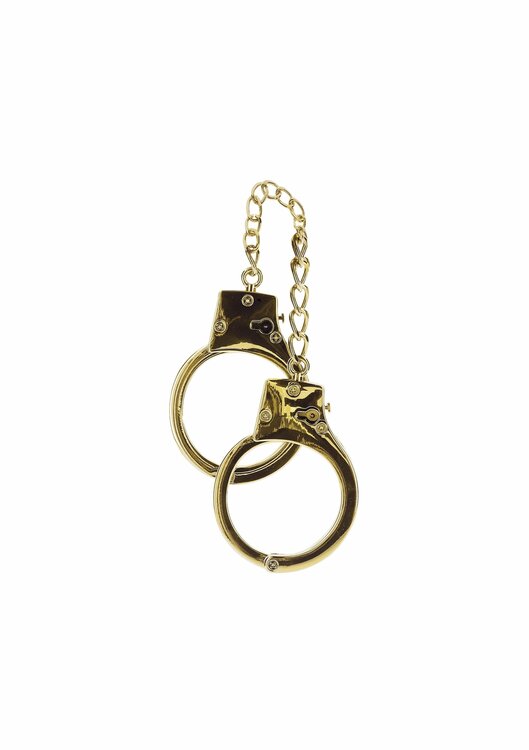 Gold Plated BDSM Handcuffs