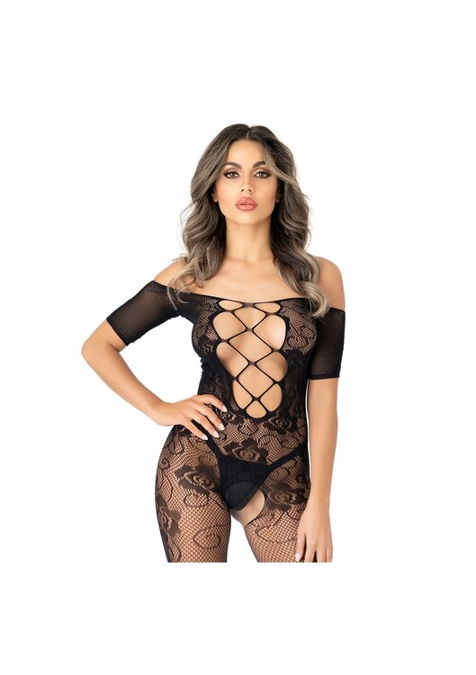 Off the Shoulder Bodystocking