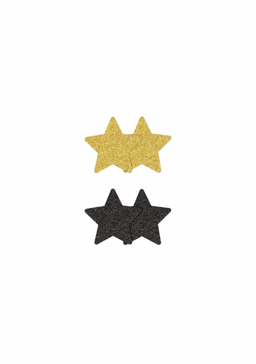 Pasties Glitter Stars 2 Pair