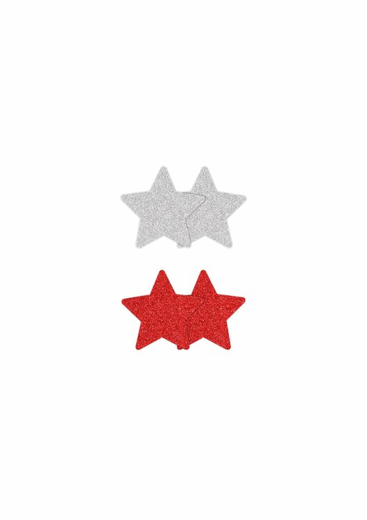 Pasties Glitter Stars 2 Pair