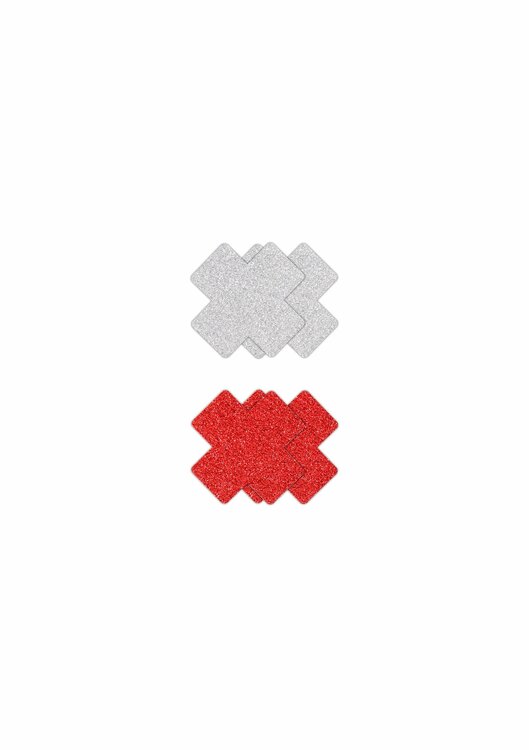 Pasties Glitter Cross 2 Pair