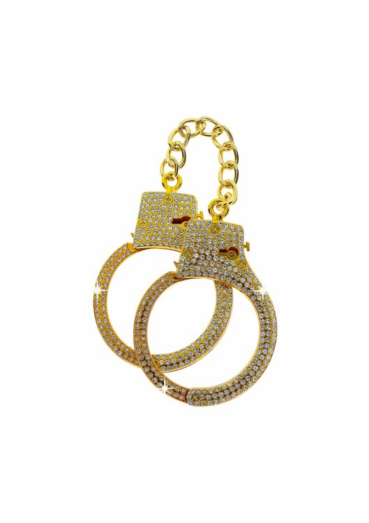 Diamond Wrist Cuffs Gold