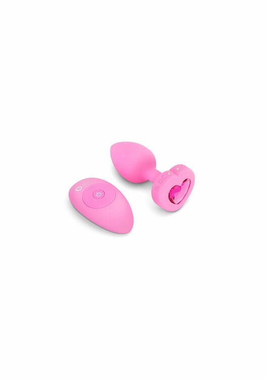 B-Vibe Vibr Heart Plug S/M