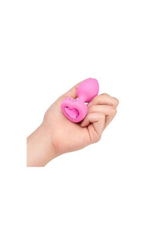 B-Vibe Vibr Heart Plug S/M