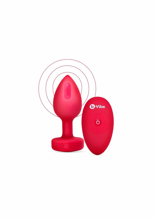 B-Vibe Vibr Heart Plug M/L