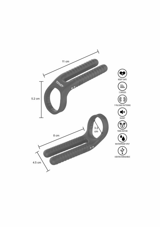 FUSHION Vibrating Couple Ring