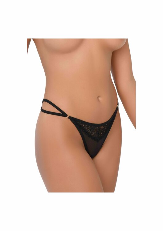 Gaby Lace G-String With Bow