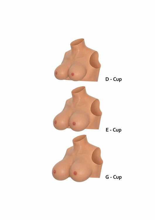 Wearable Breasts Crop Top DCup