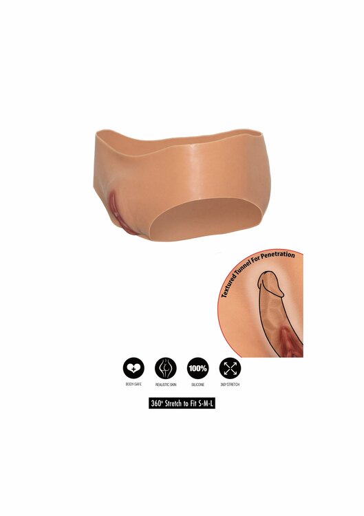 Open Vagina Brief Low Waist