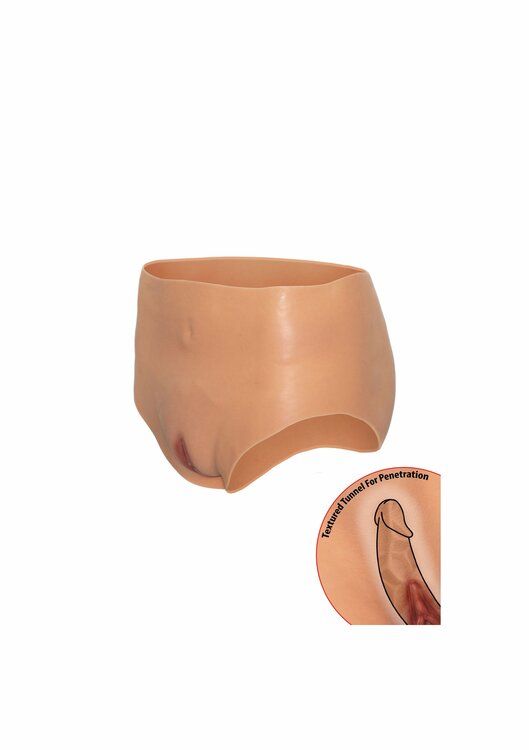 Open Vagina Brief High Waist