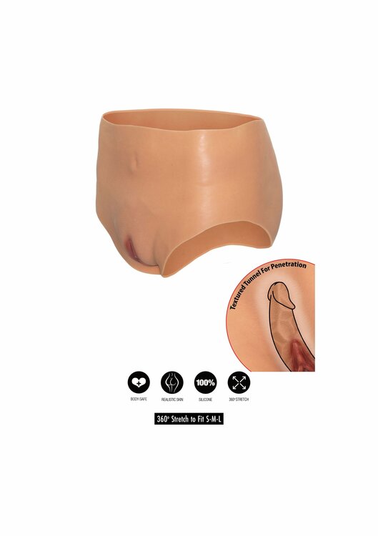 Open Vagina Brief High Waist