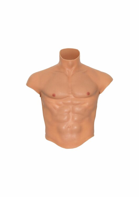 Silicone Torso Pecs and Abs