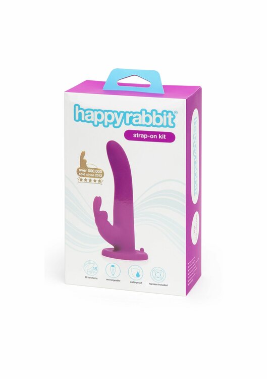 Vibrating Strap On Harness Set