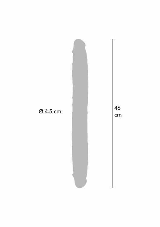 Silicone Foreskin D-Dong 46 cm