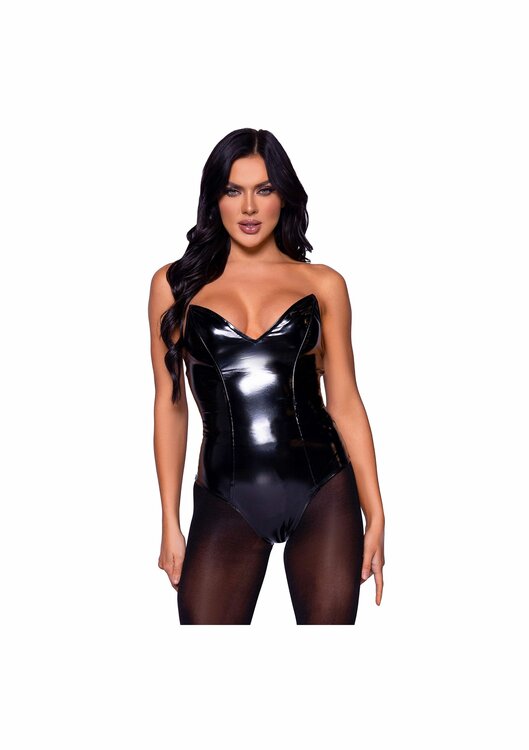 Vinyl Boned Bodysuit