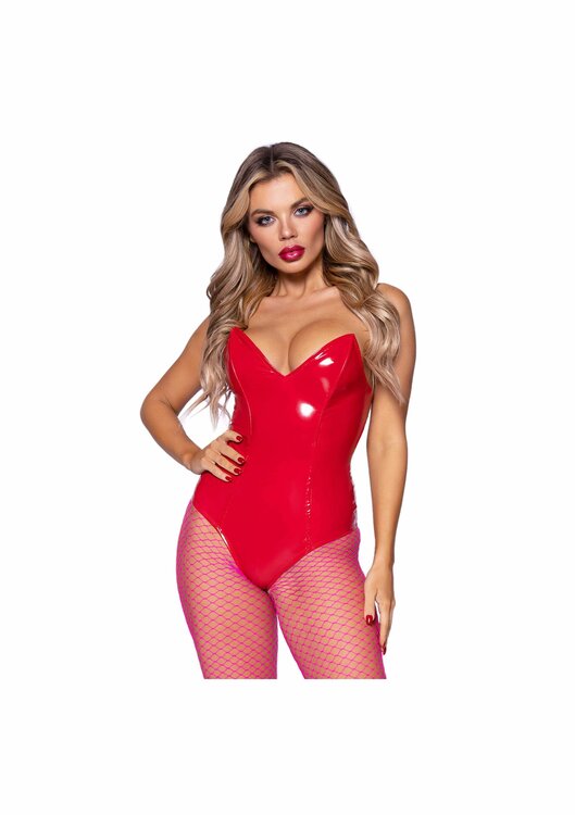 Vinyl Boned Bodysuit