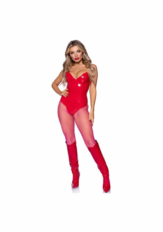 Vinyl Boned Bodysuit