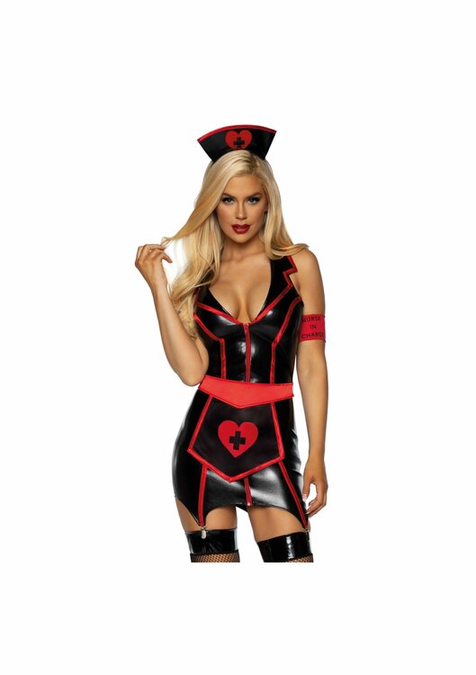 Vinyl Naughty Nurse Dress