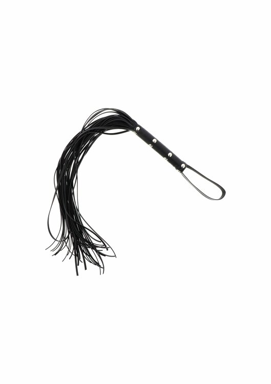Long Studded Flogger Whip