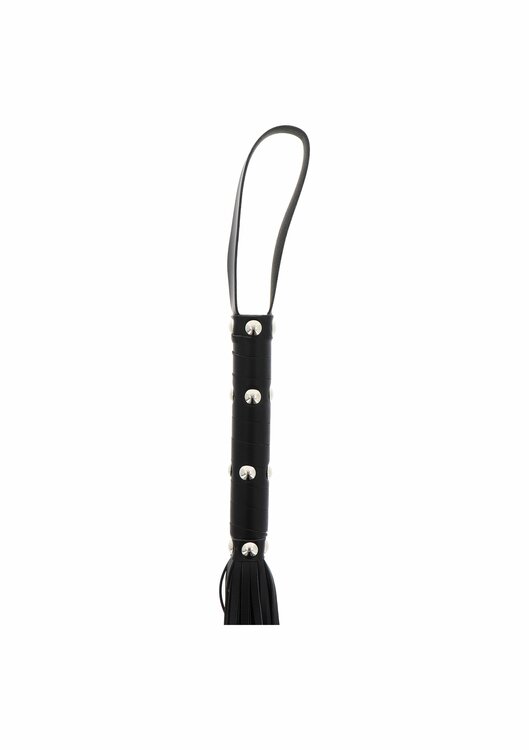 Long Studded Flogger Whip