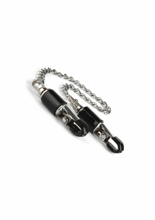 Barrel Tit Clamps With Chain