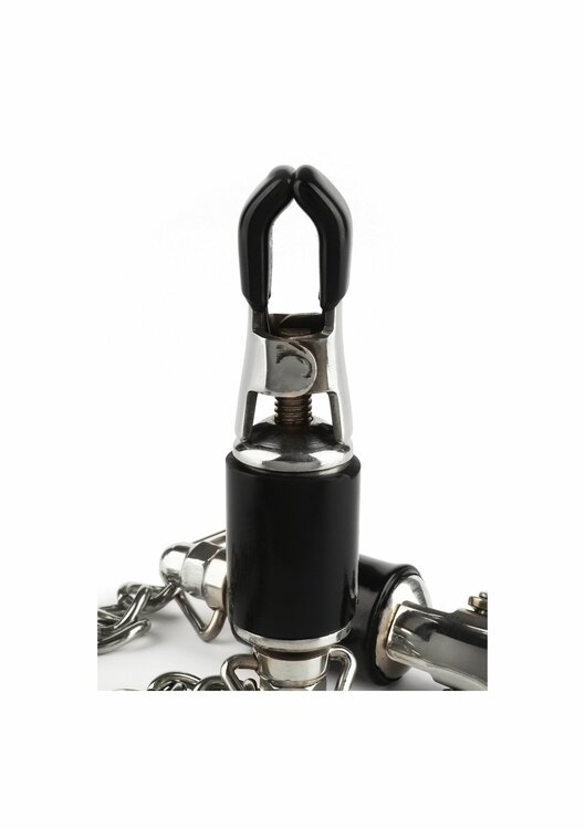 Barrel Tit Clamps With Chain