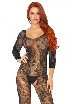 Naadloze Catsuit Met Open Kruisje