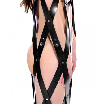 Leren bondage hangkooi