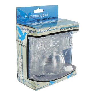 Wand Essentials - Opzetstuk met Masturbator - Clear