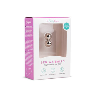 Easytoys ben Wa Ballen 12 mm - Zilverkleurig