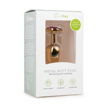 Metalen buttplug