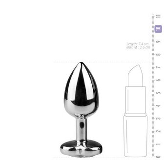 Metalen buttplug